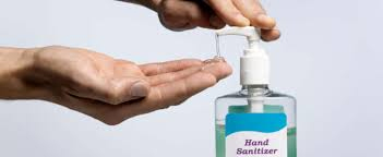 WASH YOUR HANDS WITH SANITIZER